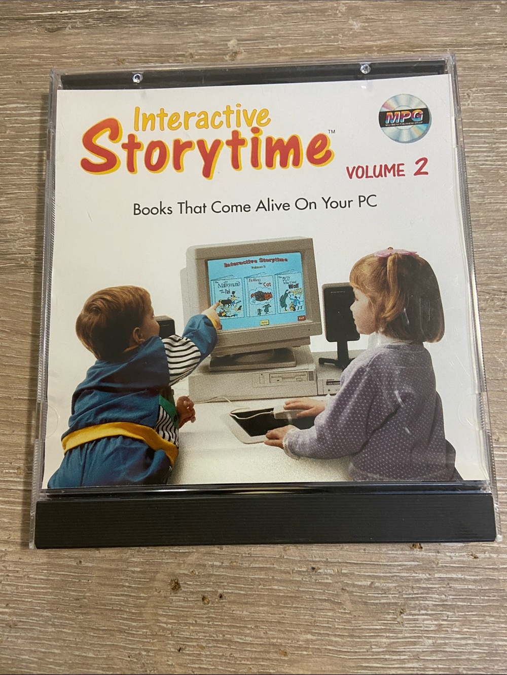 Vintage 1992 INTERACTIVE STORYTIME VOLUME 2-BOOKS THAT COME ALIVE ON YOUR PC